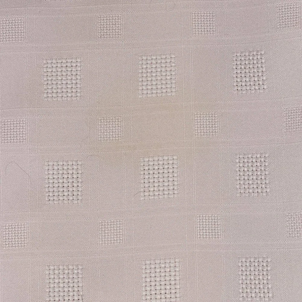 VTG Pink Waffle Weave Tablecloth 59x81 Textured Square Pattern‎ Cottagecore